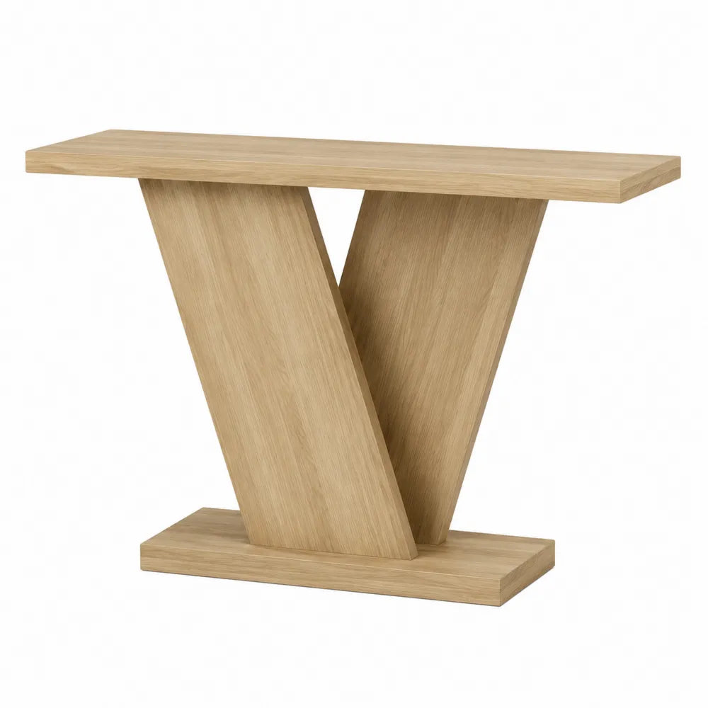 Console en bois d'aulne en forme de V 120x30x80 cm